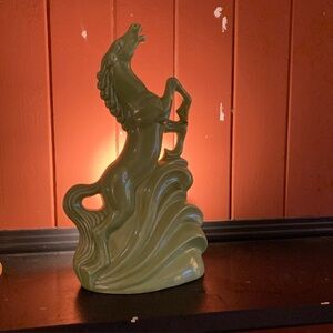 Mcm TV lamp light rearing stallion horse minimalist masculine real 50/60s works